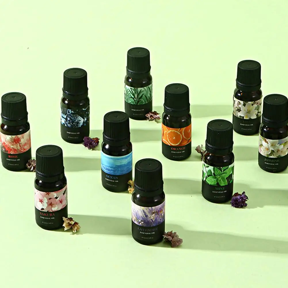 Aromatherapy Essential Oil 10ml Lemon Eucalyptus Lavender Eucalyptus Jasmine Rose Mint Orange Aroma Essential Oil