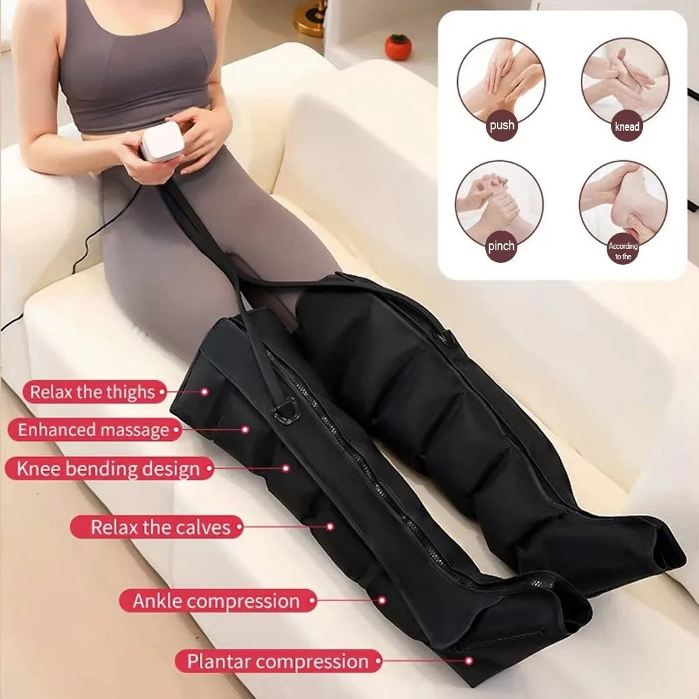 Leg Massager for Circulation: Air Compression Relief by Tidesmit Body Shaping Massage Equipment Tidesmit