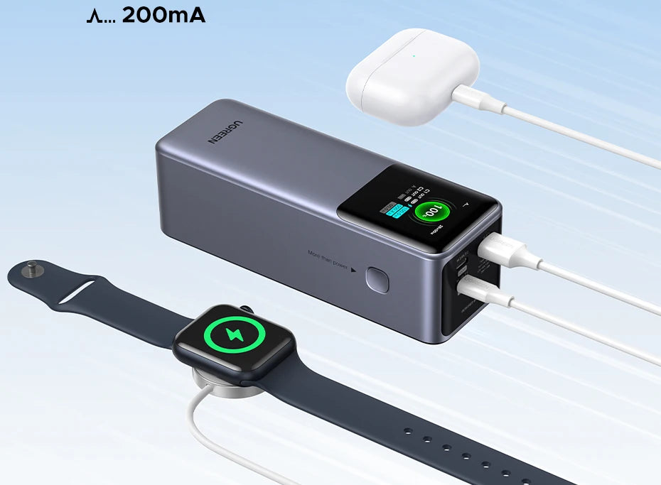 200W High Capacity Power Bank for Laptops and USB-C Devices Tidesmit