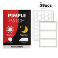 39Pcs Hydrocolloid Acne Patches, Professional Blemish Absorbing Pimple Stickers, Invisible Breathable Facial Skin Care Patch
