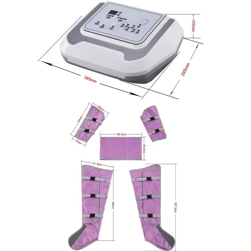Pressotherapy Machine for Lymphatic Drainage - Full Body Massage Massage Chairs Tidesmit