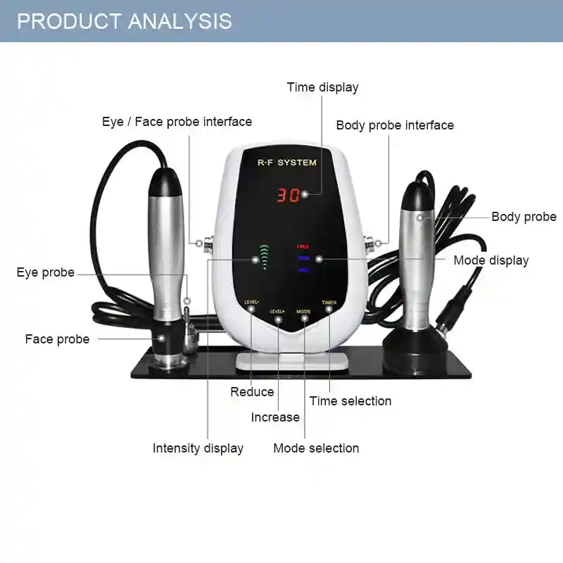 RF Skin Tightening Machine - Portable Face and Eye Lifting Device Eye Massage Instrument Tidesmit