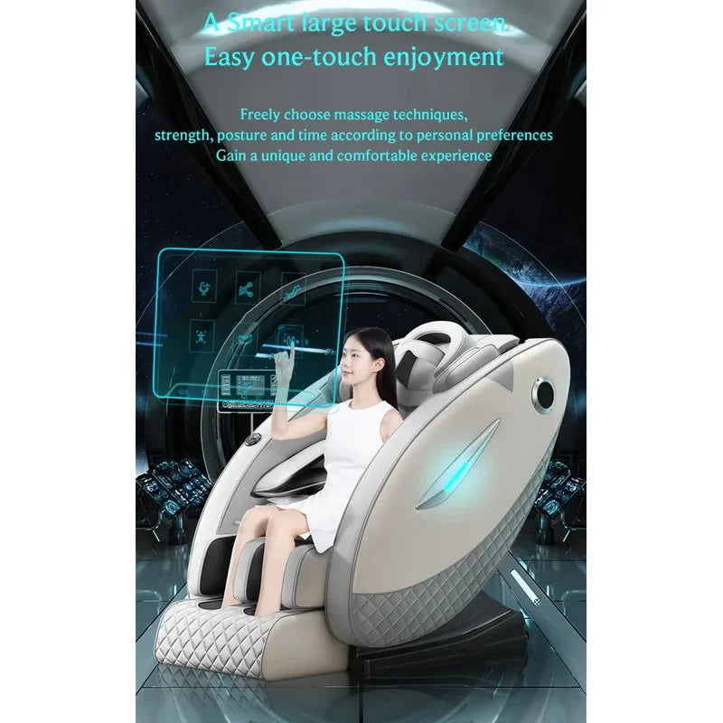 4D Zero Gravity Full Body Shiatsu Massage Chair with Heat Therapy Massage Chairs Tidesmit