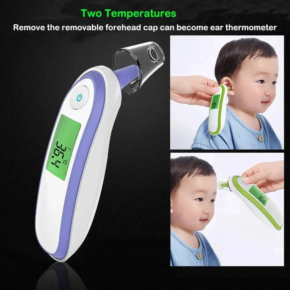 Medical Fingertip Pulse Oximeter Medical Ear forhead Body Infrared Thermometer home Saturation Meter portable  oximetro de pulso