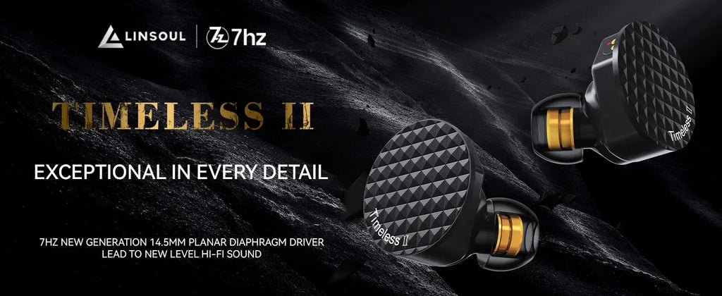 7Hz Timeless II Planar Magnetic IEMs with OCC Cable | Tidesmit Tidesmit