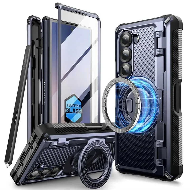 Samsung Galaxy Z Fold 6 Rugged Case with Screen Protector Mountain China Mainland Pc + tpu Tidesmit