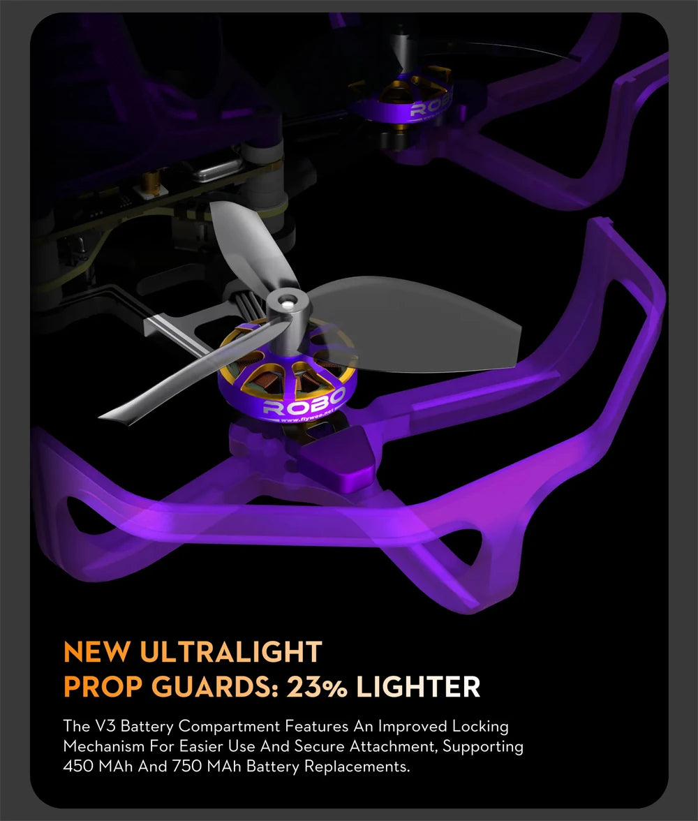 FPV Racing Drone 1S Nano HDZero - Ultralight Racing Quadcopter Tidesmit