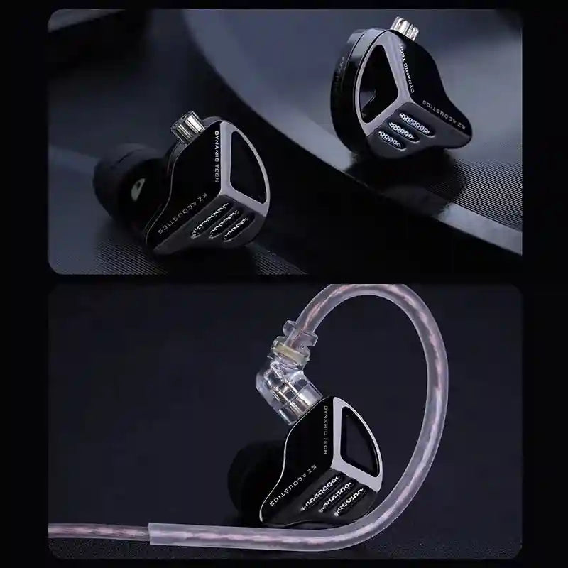 In Ear Monitor Headphones – Metal HiFi Bass Earbuds with Mic Tidesmit
