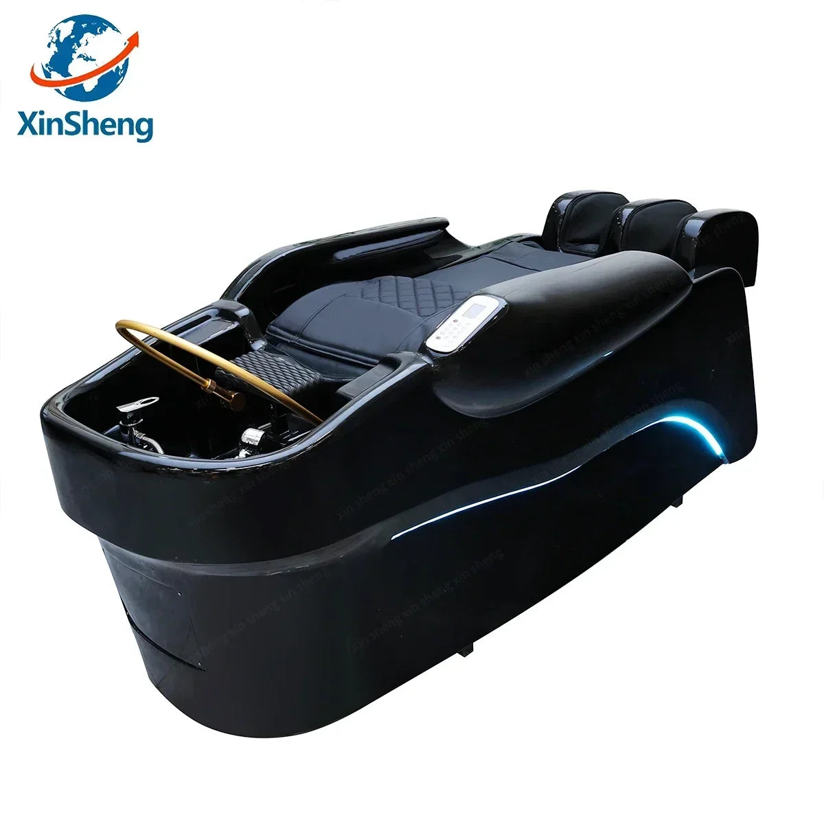 Japanese Shampoo Massage Bed | Ceramic Sink | Tidesmit Salon Furniture Massage Chairs Black Tidesmit