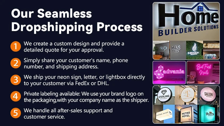 Custom 3D Backlit Business Sign Metal Sign For Beauty Salon Clinic Led Letters Halo Lit Business Logo Light up Company Sign