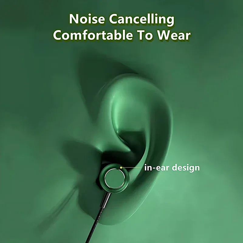 Metal Magnetic Gaming Earbuds 90° L Elbow Digital Type-C/3.5MM AUX 9D Surround HIFI Heavy Bass Music Headset For Samsung Android Tidesmit