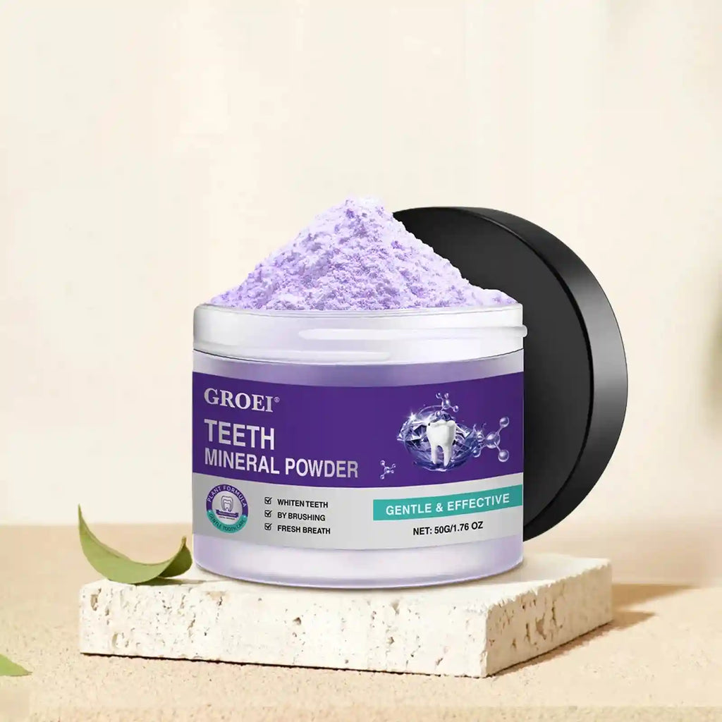 Tidesmit Hydroxyapatite Whitening Powder for effective plaque removal and purple teeth whitening oral care