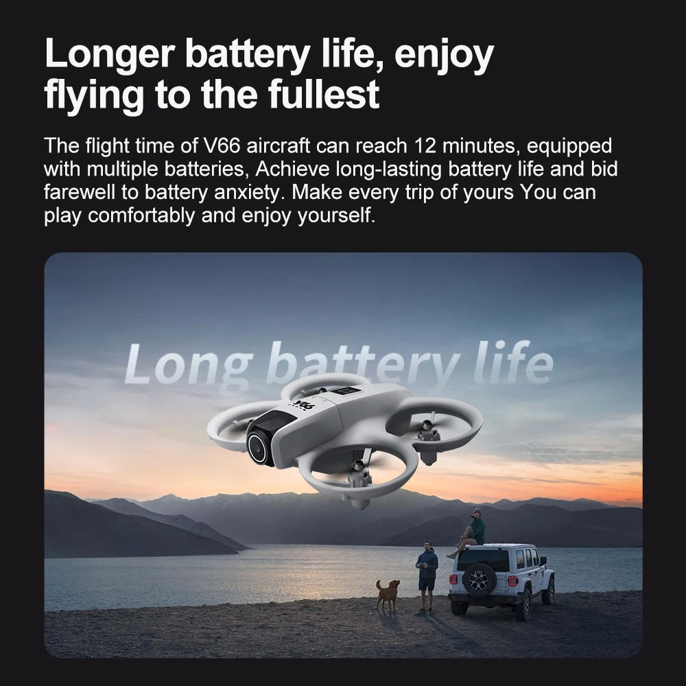 4K Camera Drone: Foldable Wide Angle WiFi Quadcopter for Beginners Tidesmit
