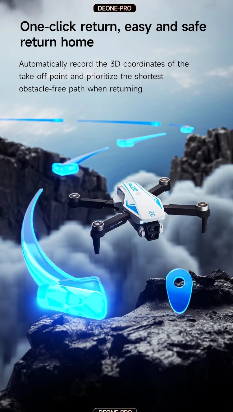 4K Camera Drone - M2 Foldable Quadcopter with Optical Flow Tidesmit