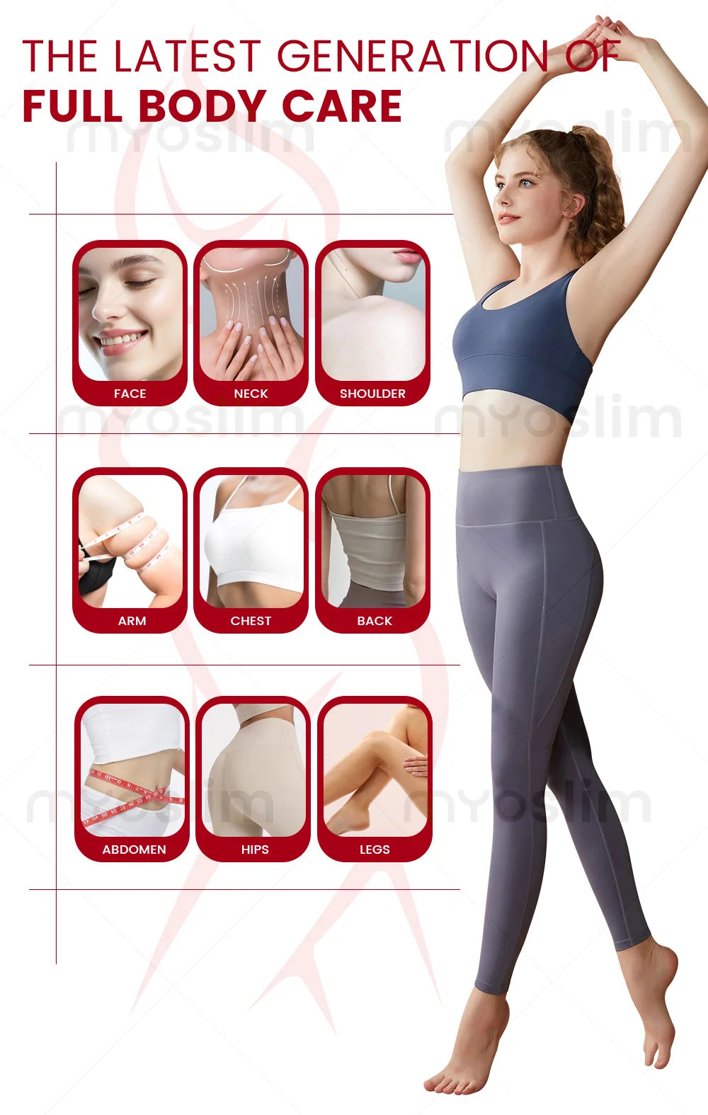 EMS Body Sculpting Machine - 360 Rotating Deep Tissue Massager Body Shaping Massage Equipment Tidesmit