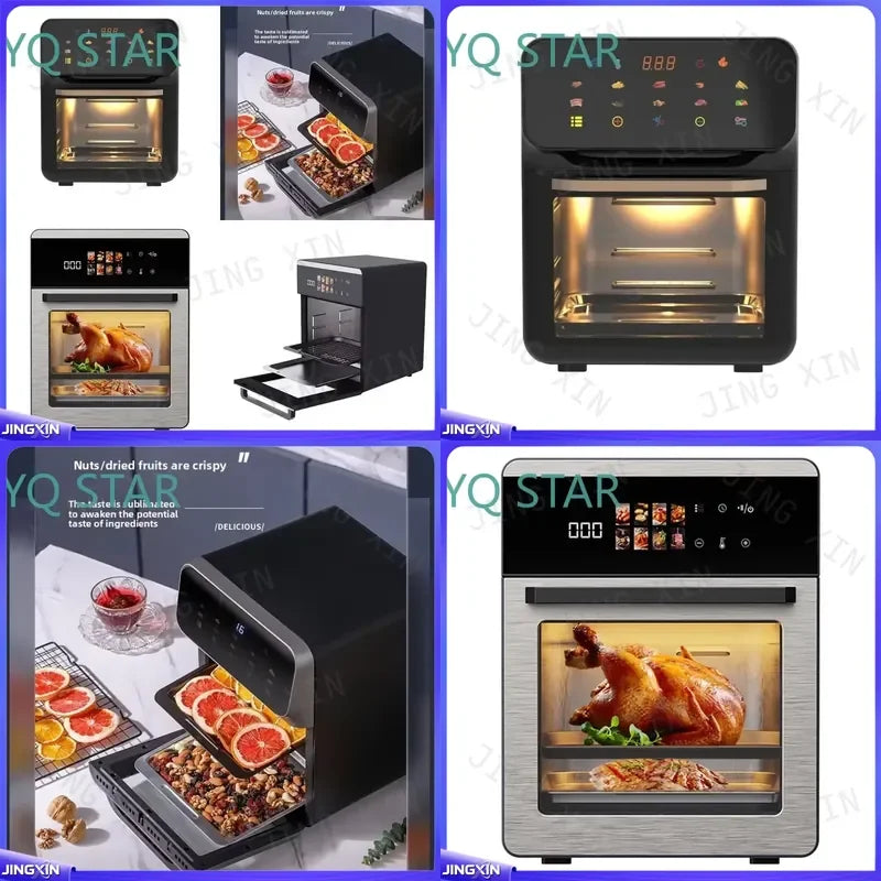 custom for Large Capacity Smart Microwave Oven Household Electric Air Fryer Visible Cooking Appliance Kitchen Tool 2025 New