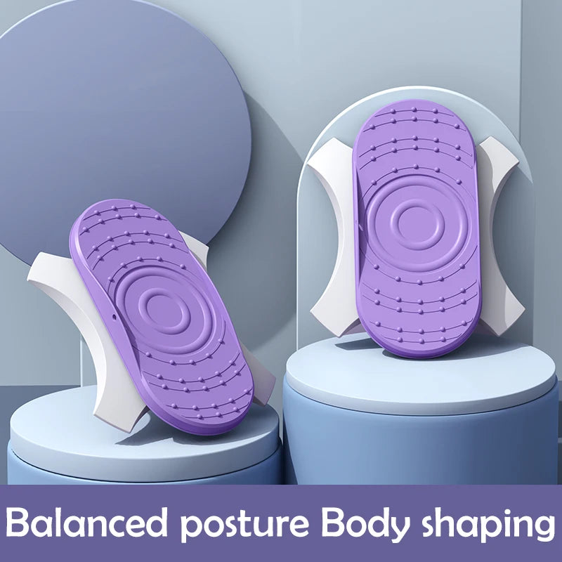 Waist Twisting Disc for Core Fitness – Non-Slip Purple Tidesmit Body Shaping Massage Equipment PURPLE Tidesmit
