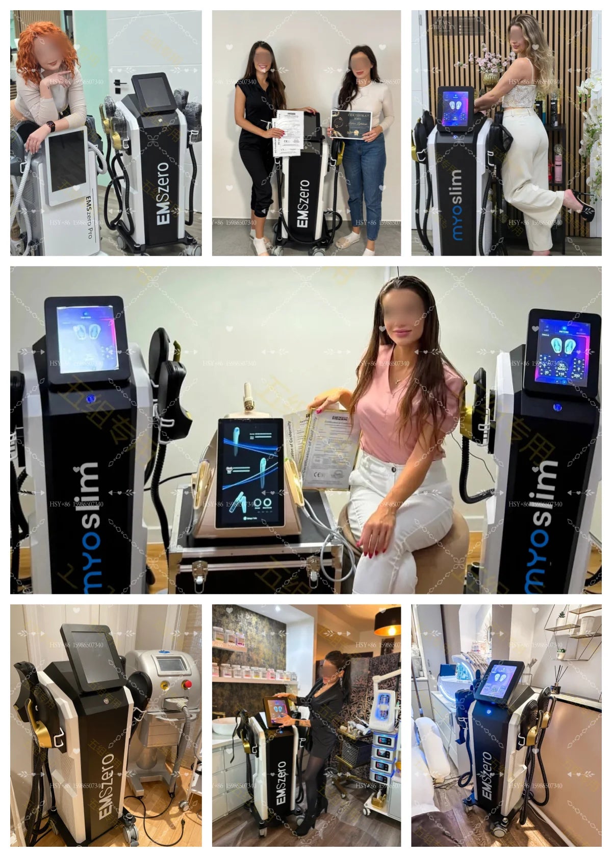 EMS Muscle Sculpting Machine | 6500W RF Body Toner by Tidesmit Body Shaping Massage Equipment Tidesmit