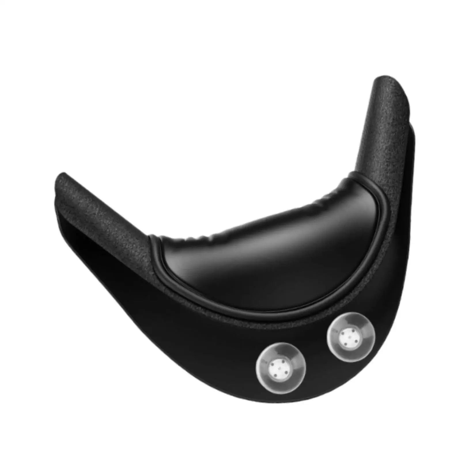 Shampoo Bowl Neck Rest Cushion - Soft Silicone Hair Wash Mat (Black) Massage Chairs Tidesmit