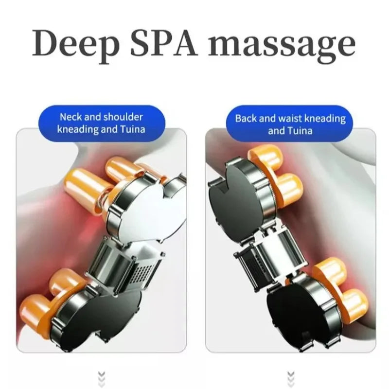 Zero Gravity Full Body Massage Chair - Electric Muscle Relief White Massage Chairs Tidesmit