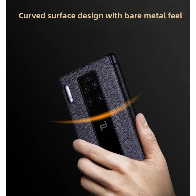 Huawei Mate 30 RS Porsche Design Leather Case | Premium Slim Cover Tidesmit