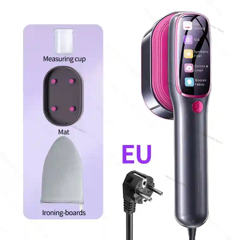 Tidesmit 1200W handheld garment steamer showing ergonomic design for efficient portable clothing wrinkle removal
