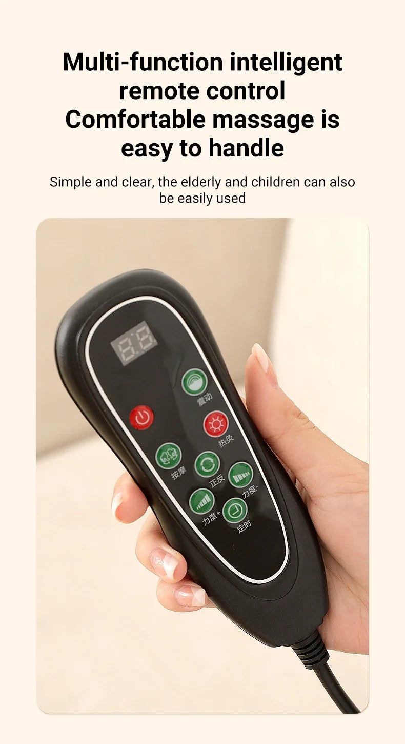 Electric Massage Pillow for Muscle Relief with Heat Therapy - QWW728 Massage Chairs Tidesmit