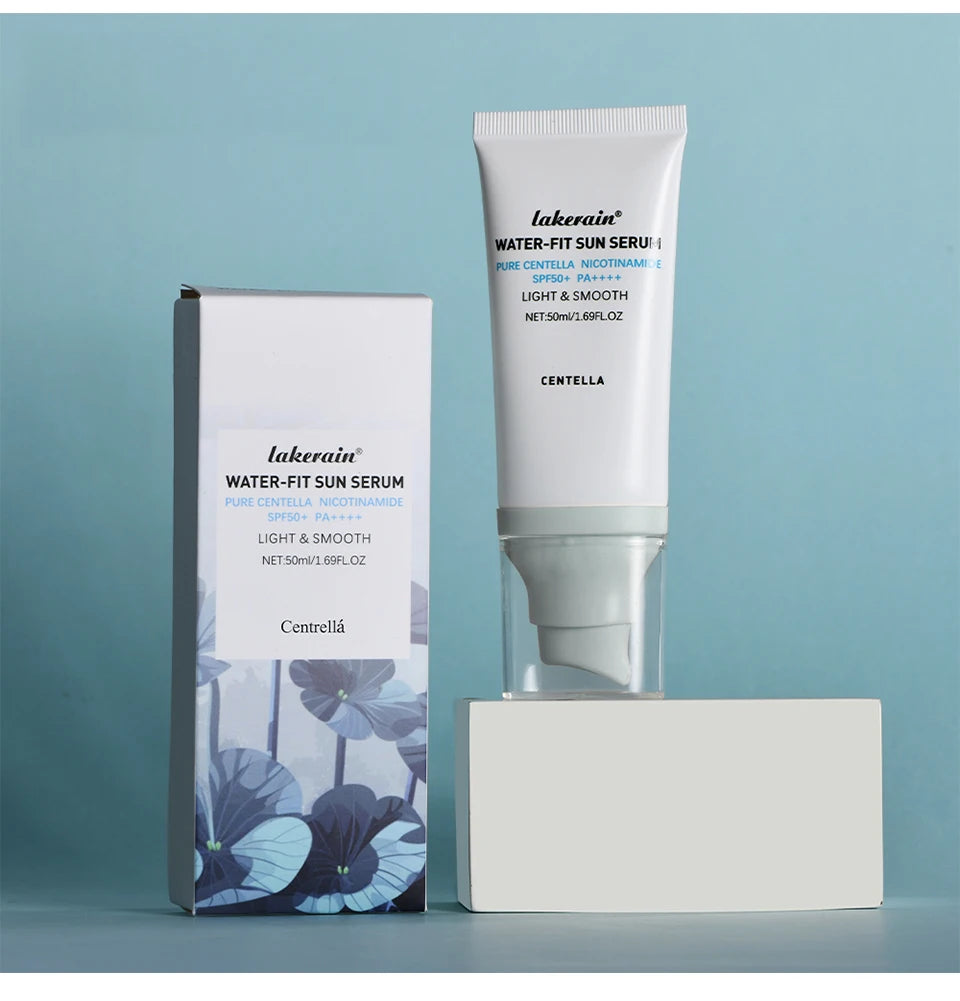 Tidesmit SPF 50+ hydrating antioxidant sun block isolation cream for face makeup texture close-up
