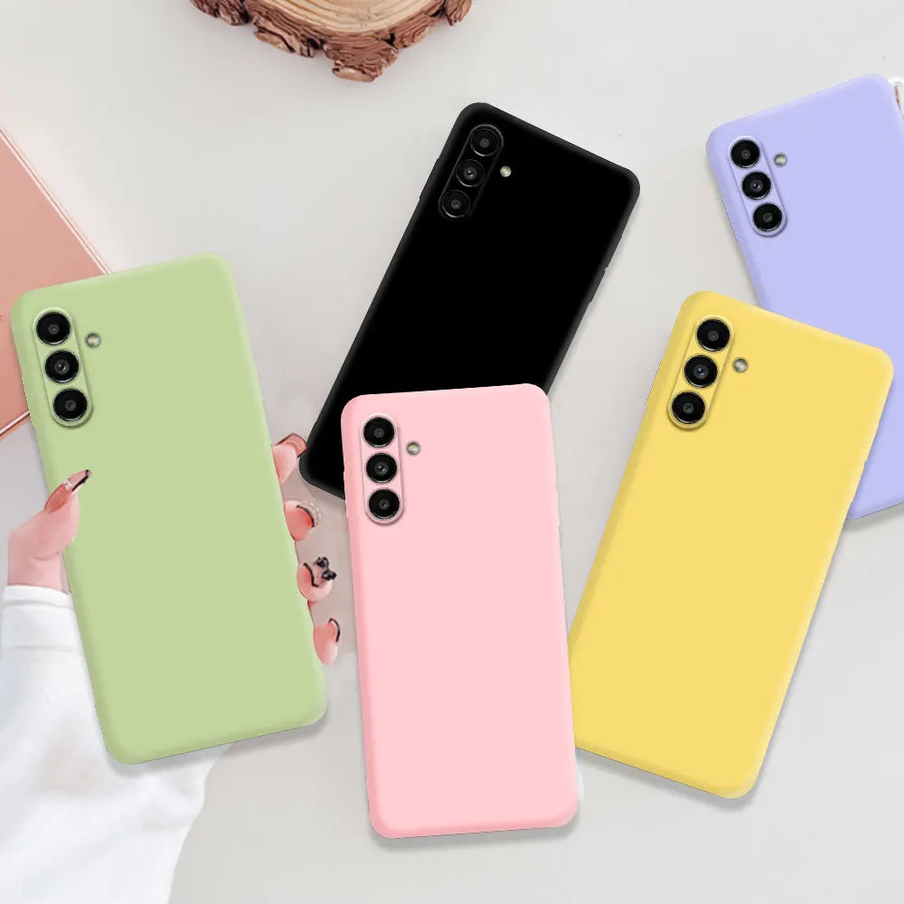 Samsung Galaxy A55 Silicone Case - Slim Shock-Absorbing Cover Tidesmit