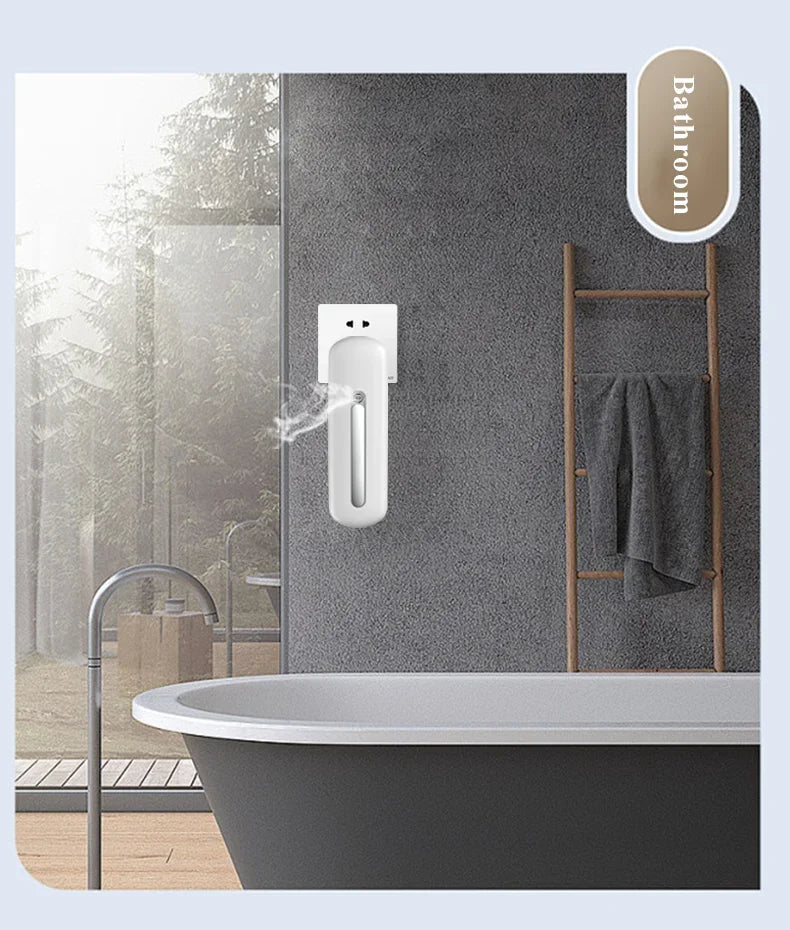 Bluetooth Smart Electric Wall Plug in Essential Oil Aroma Diffuser Waterless Scent Air Fragrance Scent Machine Bathroom Hotel