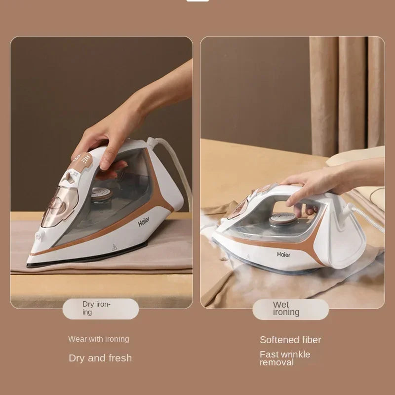 Tidesmit vintage style small steam iron for professional tailoring and household garment care, detail view 5