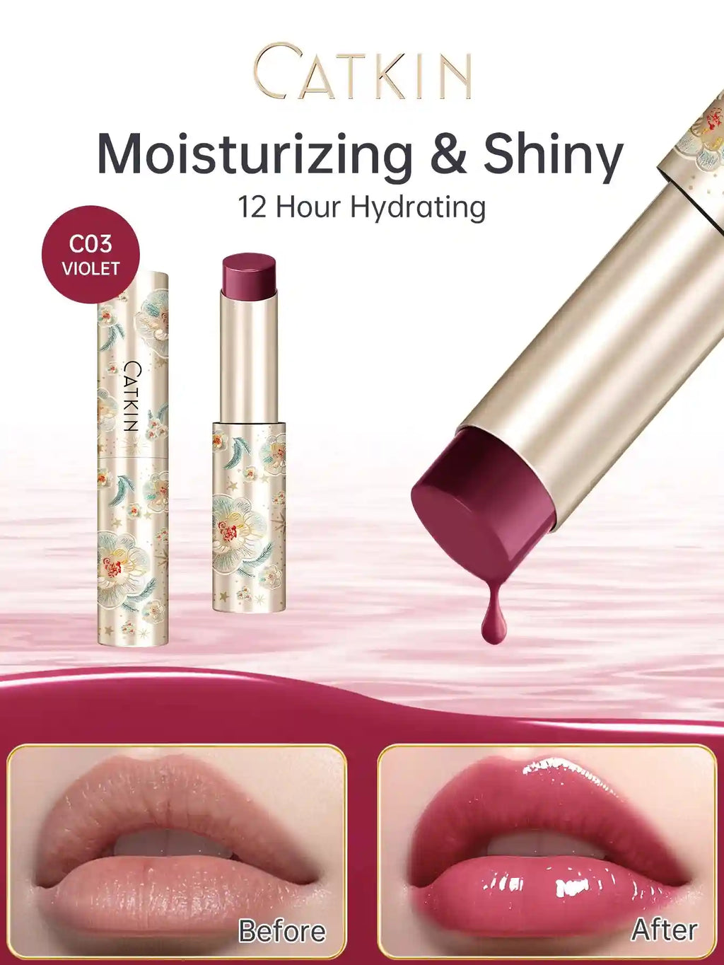 Moisturizing Tinted Lip Balm - Hydrating Lip Care with 6 Vibrant Shades Lip Care Tidesmit