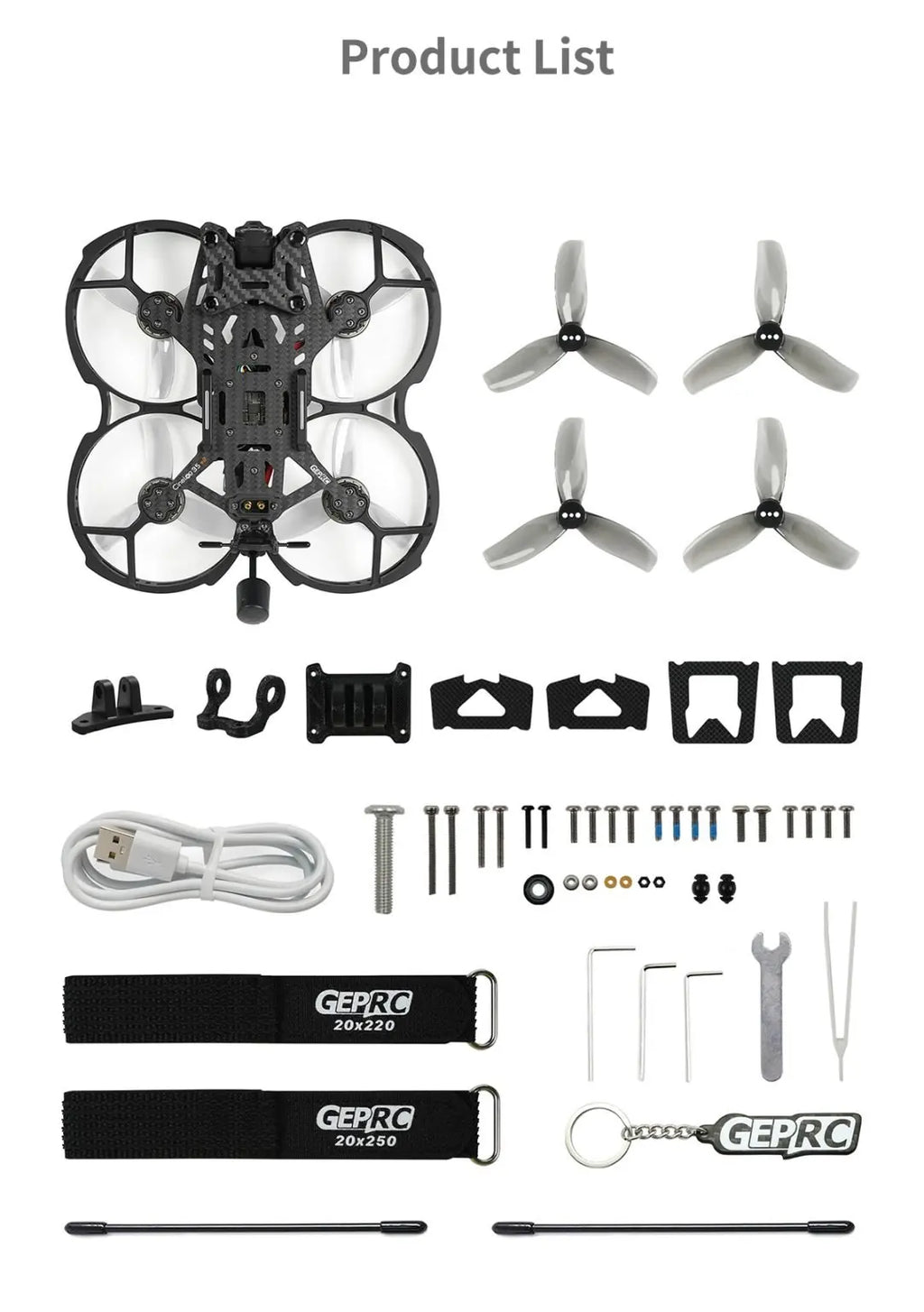 GEPRC CineLog35 V2 FPV Drone 6S Analog - Precise Cinematography Tidesmit