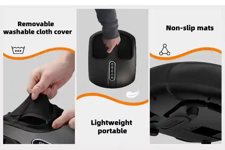 Electric Foot Massager with Heat and Airbag Kneading - Tidesmit Massage Roller Tidesmit