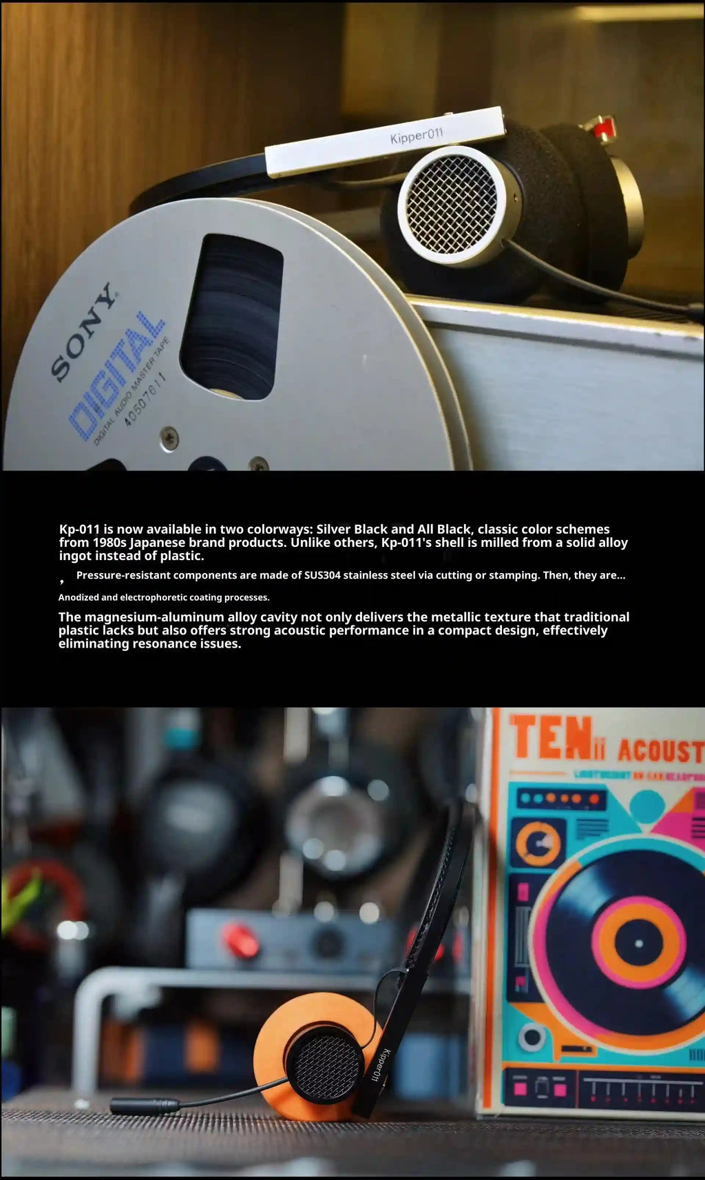 Tidesmit Over-Ear Wired Headphones with 50mm Dynamic Drivers Tidesmit
