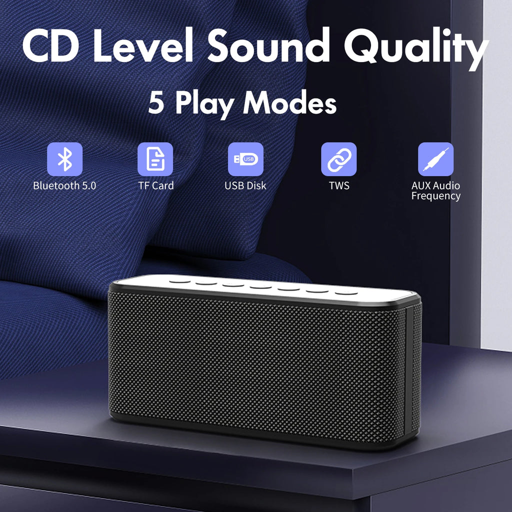XDOBO X8 Plus Bluetooth Speaker 80W Powerful Bass Wireless Subwoofer 10400mAh Power Bank Function USB/TF/AUX Music Play Camping