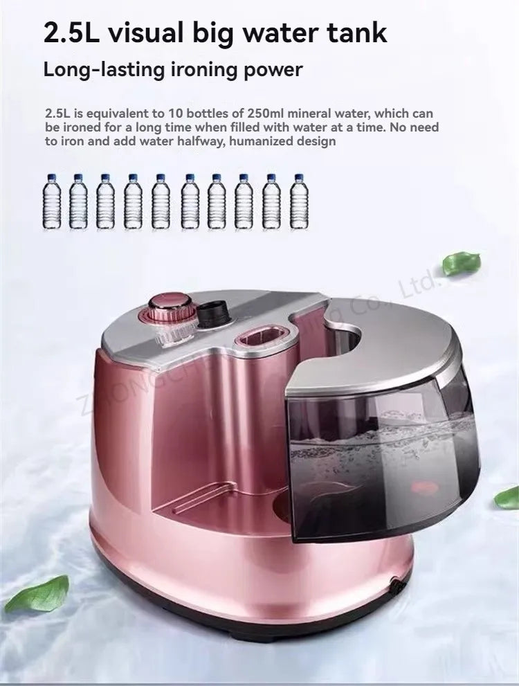 Tidesmit high-power handheld garment steamer for vertical clothes ironing and home laundry wrinkle removal