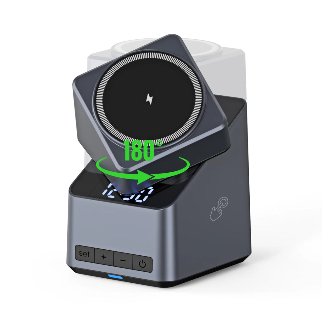4 in 1 Wireless Charger: Qi Certified Fast Charging Station for Apple Tidesmit