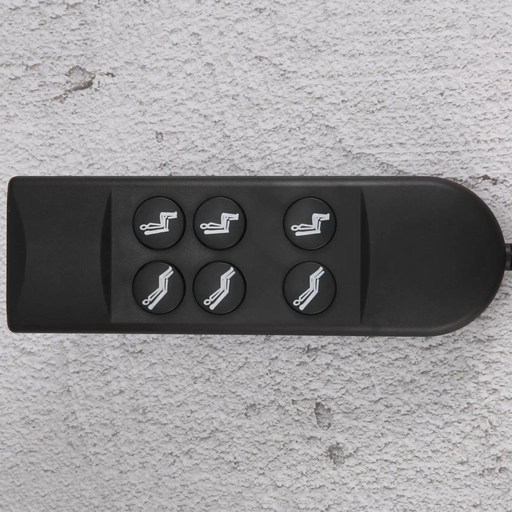 6-Button Power Recliner Hand Controller for Tidesmit Massage Chairs Massage Chairs Tidesmit