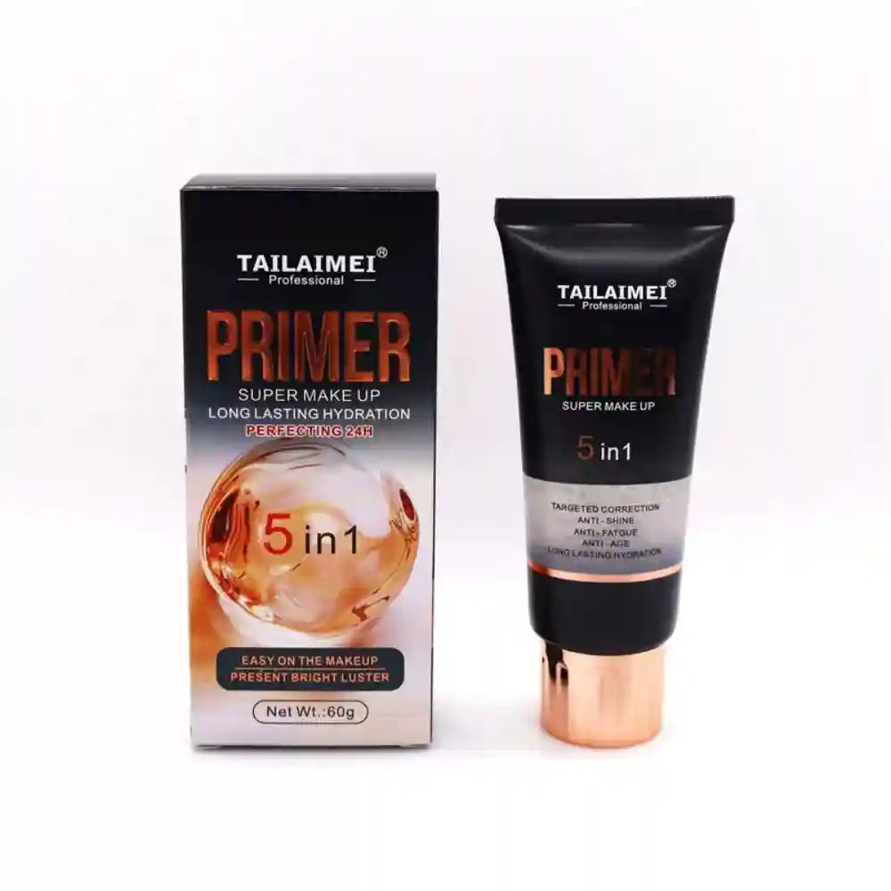 Tidesmit TLM 5 in 1 oil control face primer gel texture detail for long lasting moisturizing makeup base