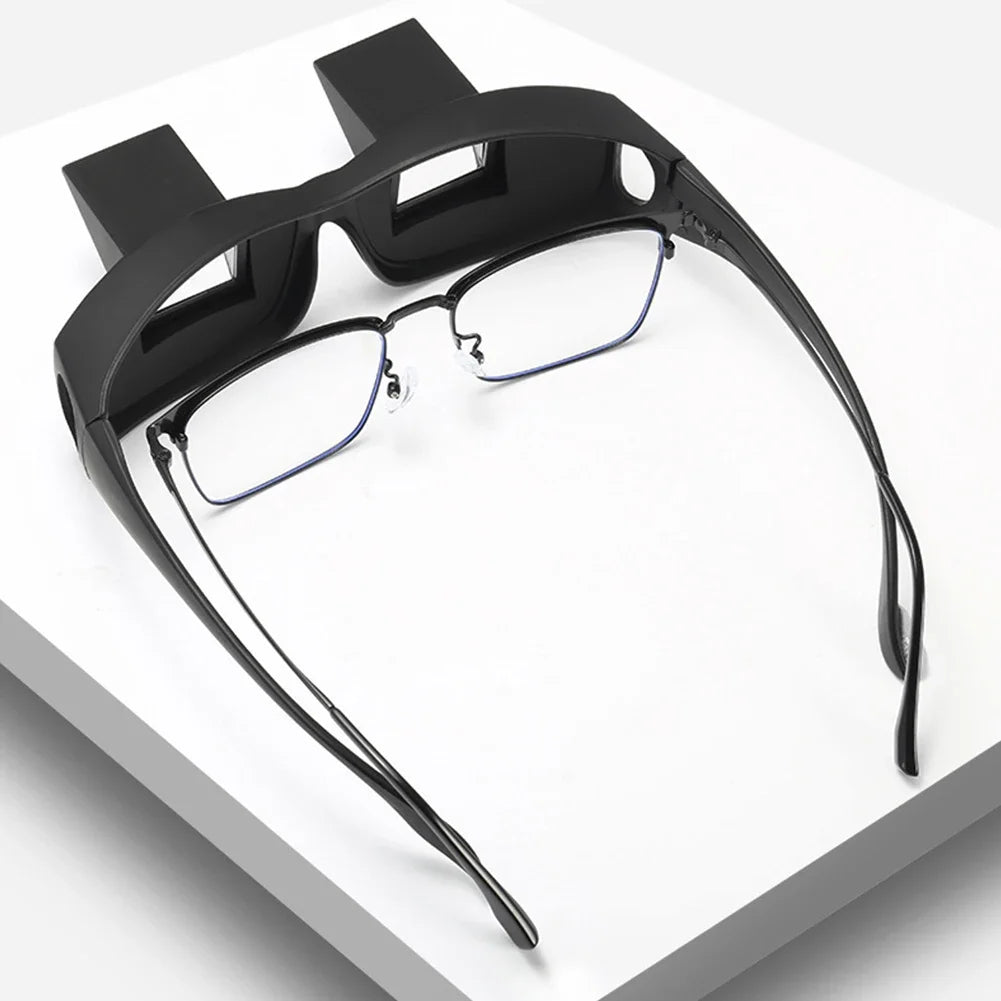 Horizontal Reading Glasses for Bed - Prism Lens for Lying Down TV Viewing Tidesmit
