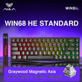 AULA WIN60 WIN68 HE Magnetic Wired Keyboards Esports Rapid Trigger 8K Return RGB Hotswap Mechanical Keyboard for Pc Gamer Gifts