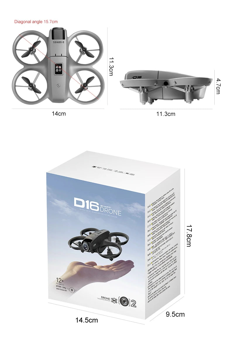 Mini GPS Camera Drone with 8K Dual Lens & Obstacle Avoidance Tidesmit