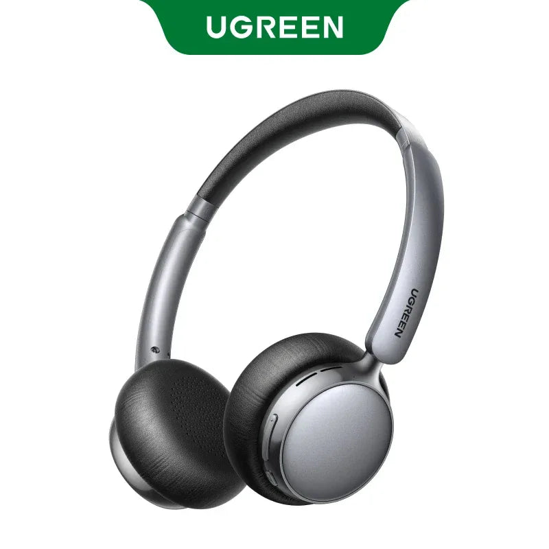 Tidesmit Wireless Headphones with Active Noise Cancelling 3D Audio Silver Black Tidesmit