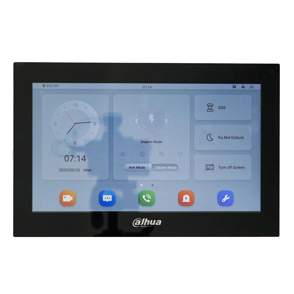Dahua original IP Video Intercom KIT,VTO2211G-WP & VTH5341G-W & PoE switch,support phone app, RFID Card Unlock