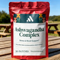 30 Patches Ashwagandha Para Plant-Based Transdermal Patches Anxiety and Depression Relief, Organic Ashwagandha and Ginkgo