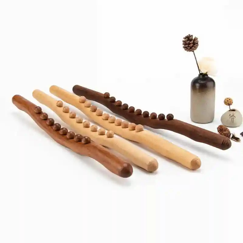 Massage Roller Stick for Deep Tissue Muscle Therapy - Beech Wood Massage Roller Tidesmit