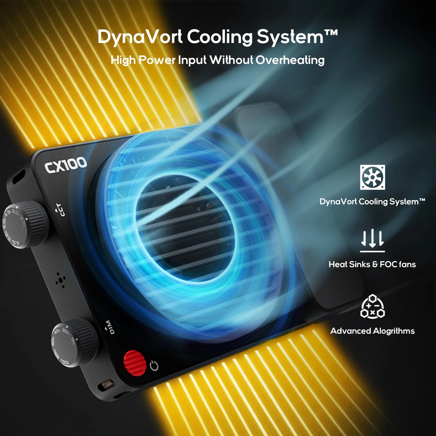 ZHIYUN CINEPEER CX100 100W Pocket COB LED Light for Content Creation Tidesmit