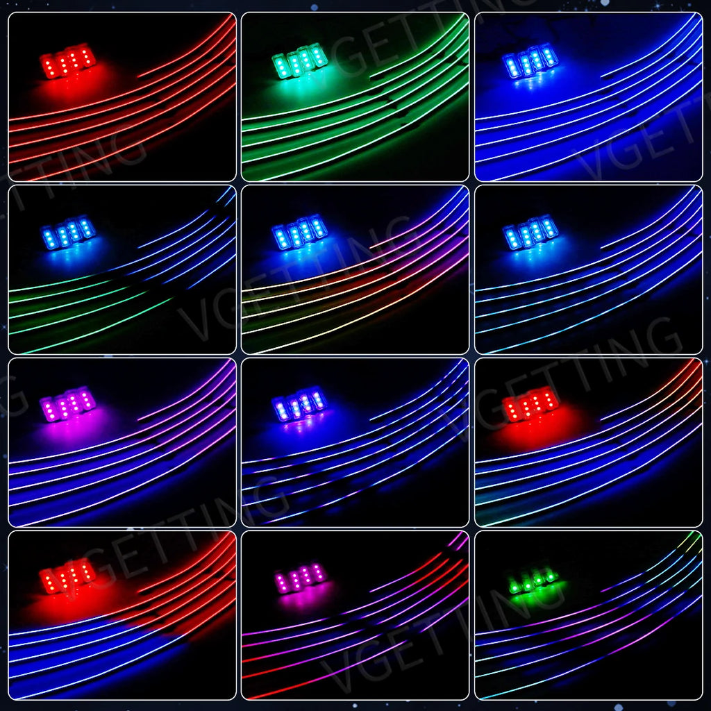 Tesla Interior LED Ambient Lights 10-in-1 RGB Kit - App Controlled Tidesmit