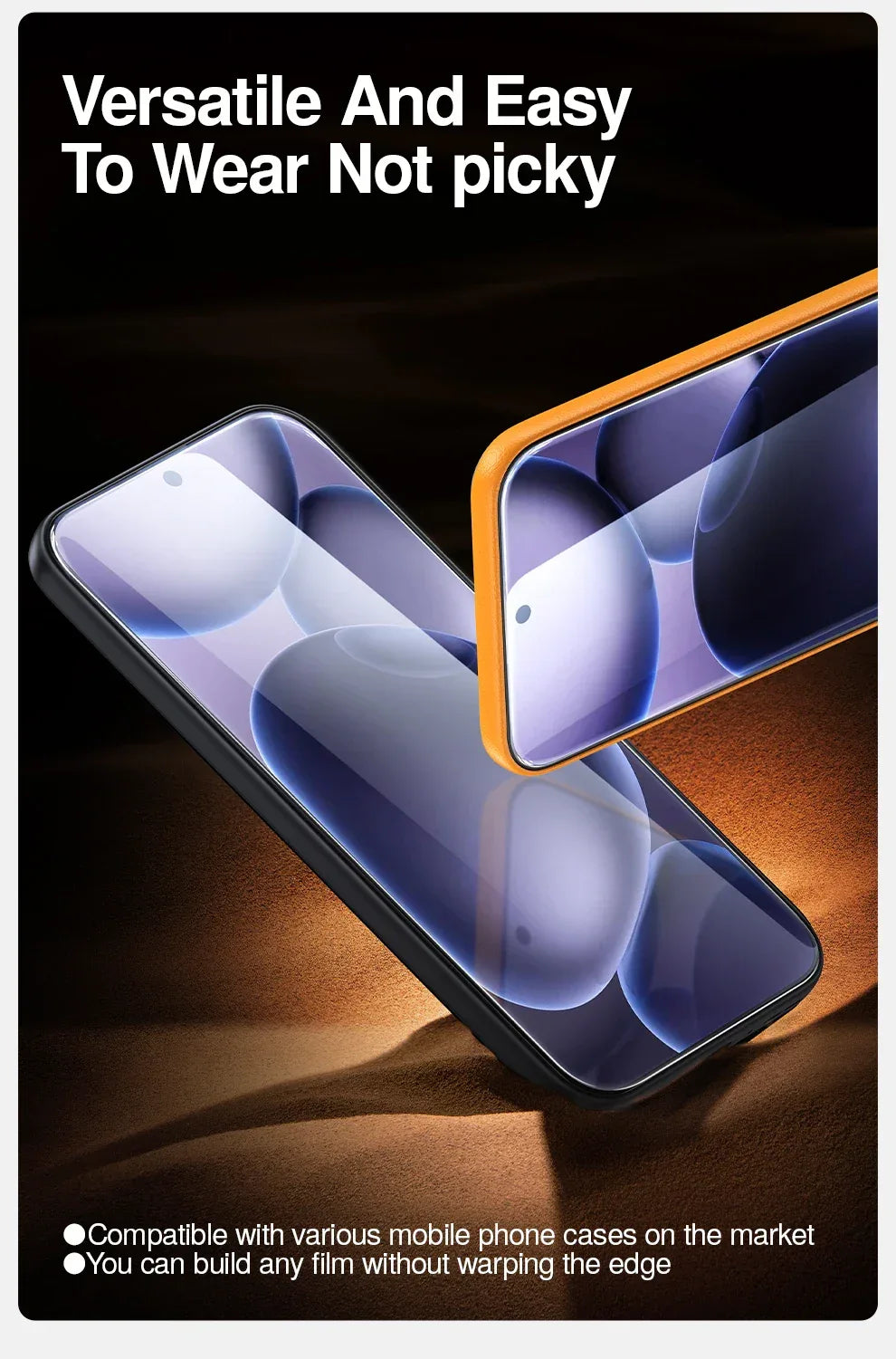 Oppo Find X8 Pro Tempered Glass Screen Protector with Dust-Free Kit Tidesmit